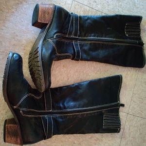 Size 9 under knee Lady Godiva s/kelly-2 BLACK